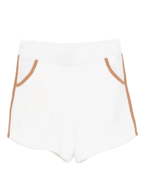 MC2 Saint Barth Azure cable-knit shorts 
