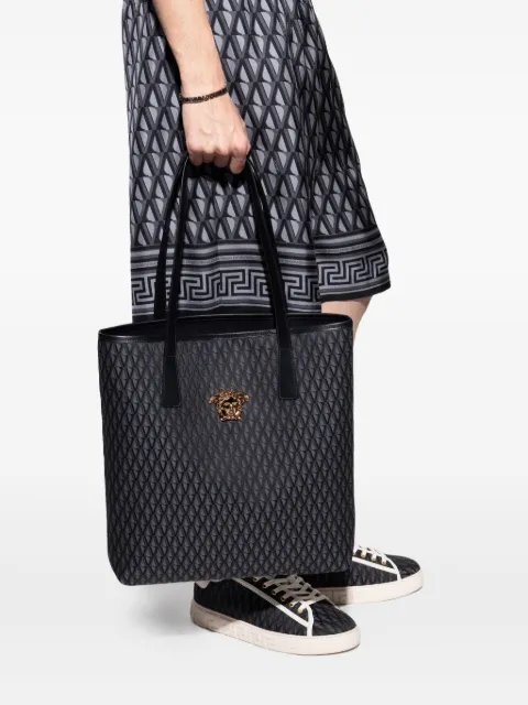 Versace Medusa pattern tote bag
