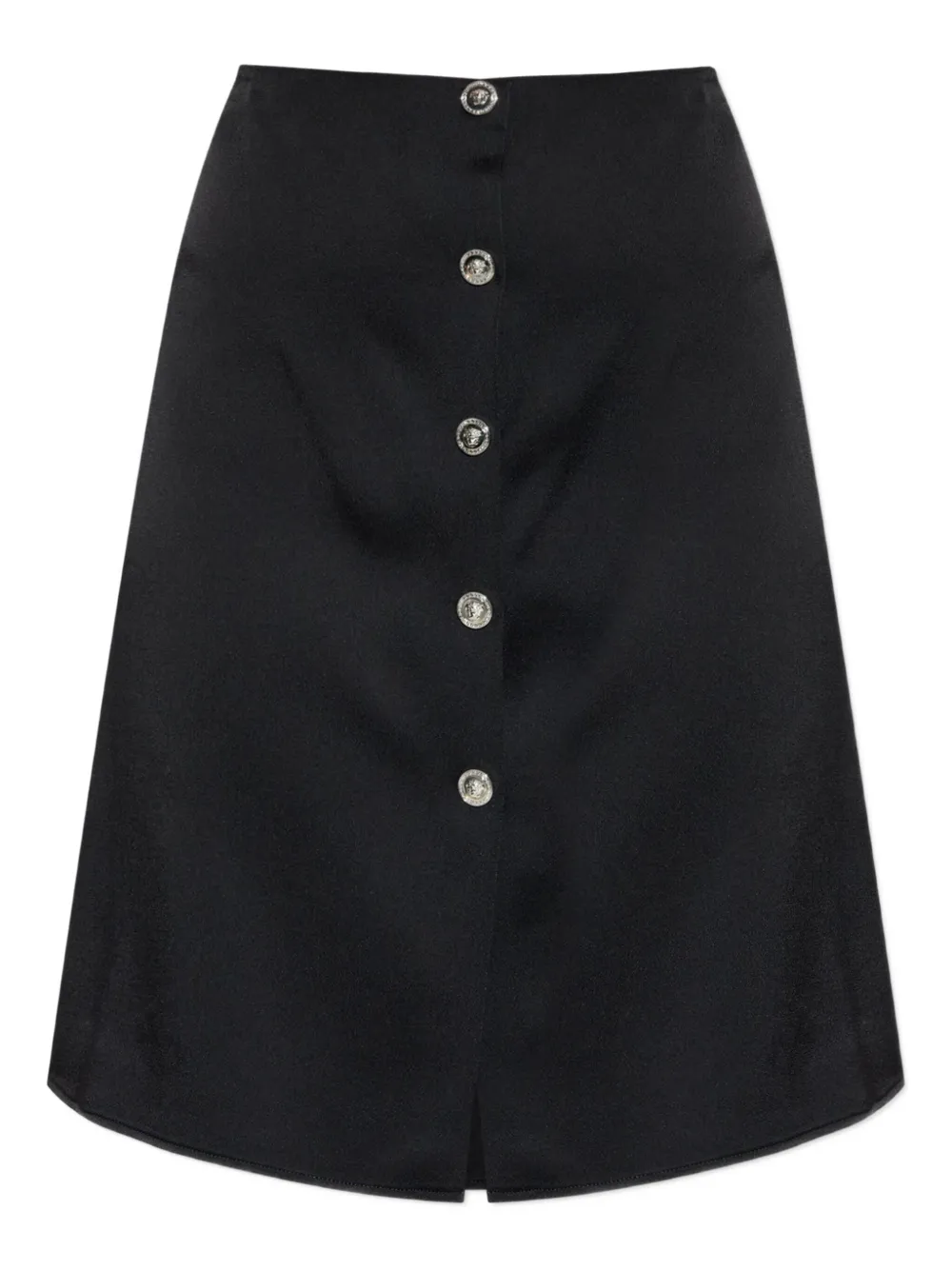 Versace front-button mini skirt | Black | Image 1