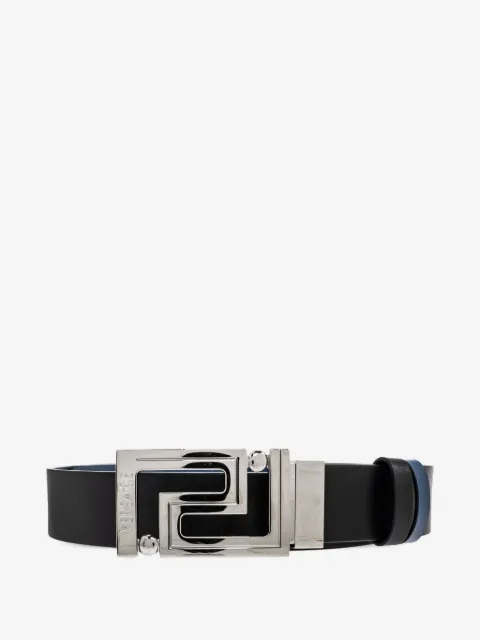 Versace Greca leather reversible belt 3.5 cm