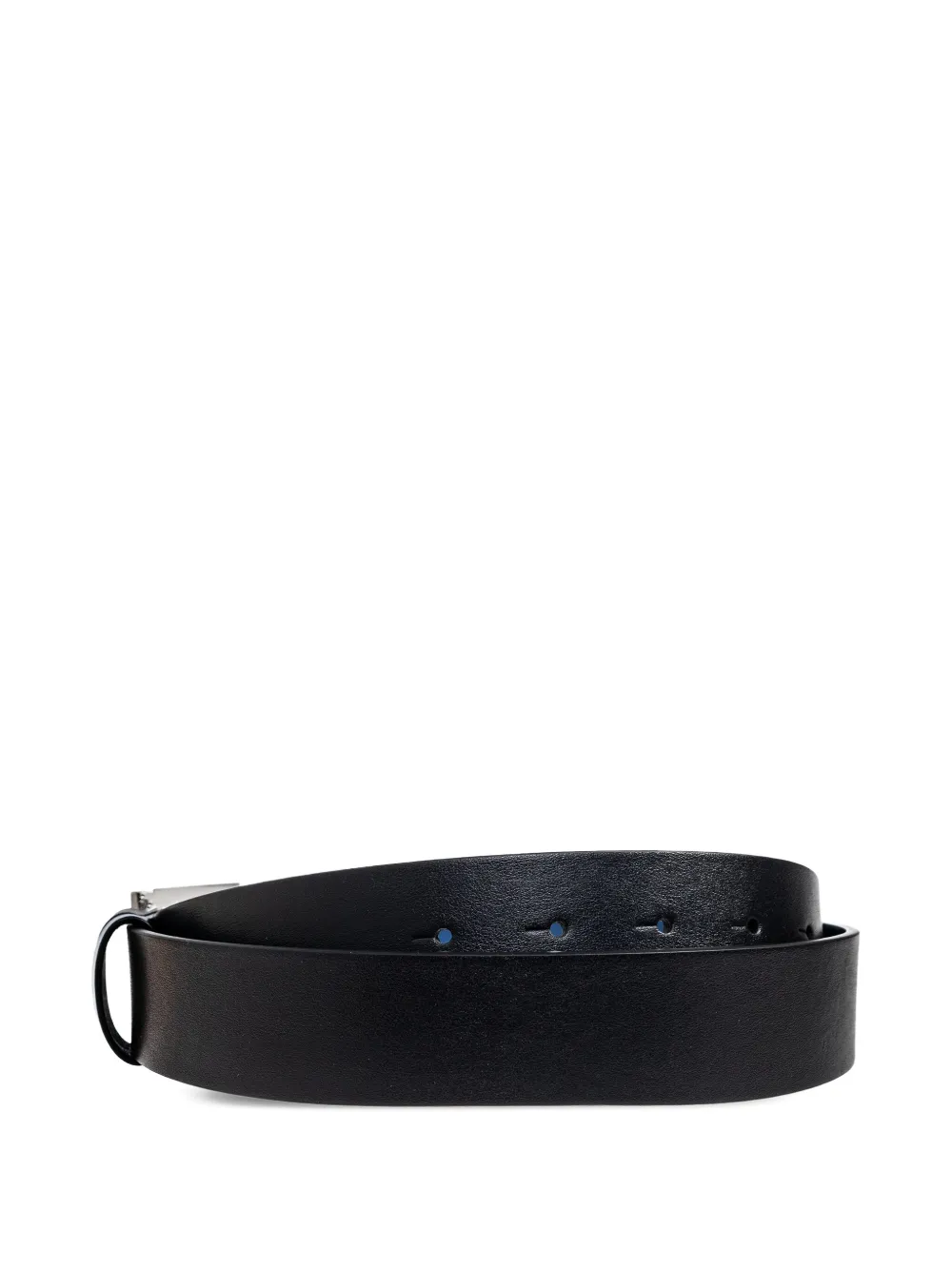 Versace logo-engraved reversible belt - Zwart