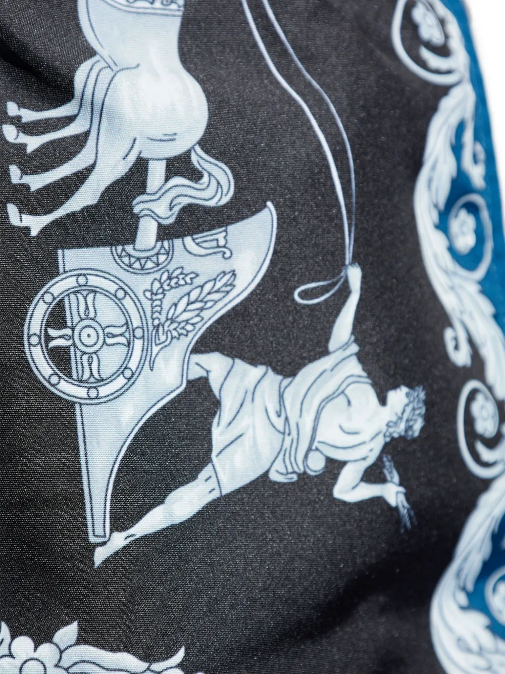 Versace Zwembroek met print Blauw