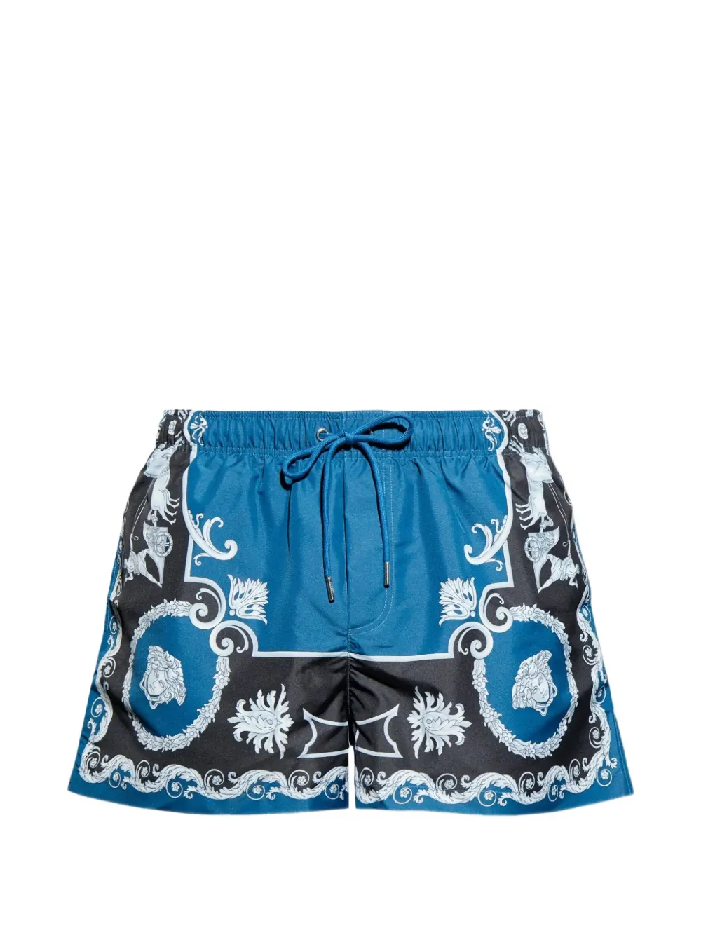 Versace Zwembroek met print Blauw