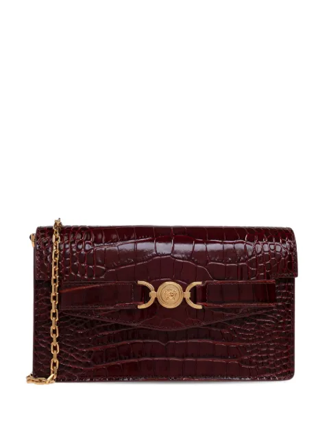 Versace Medusa '95 croc-effect mini clutch bag 