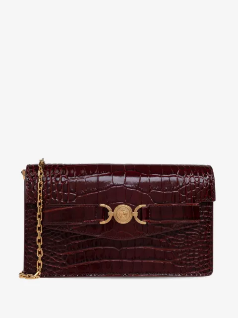Versace Medusa '95 croc-effect clutch bag 