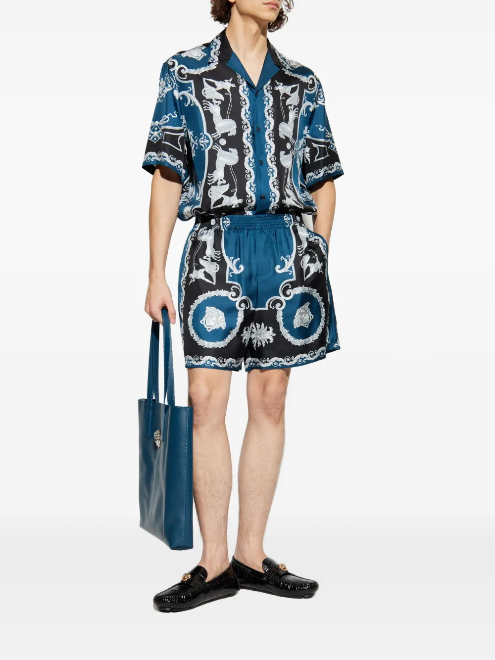 Versace  La Coupe des Dieux silk shorts | Bermudas | Image 2