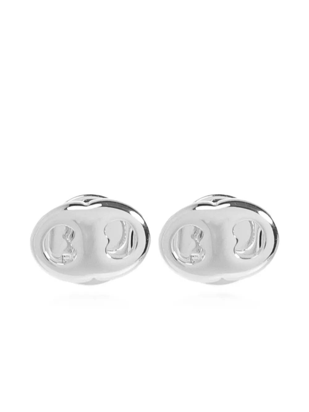 Tory Burch Gemini Stud Earrings In Silver