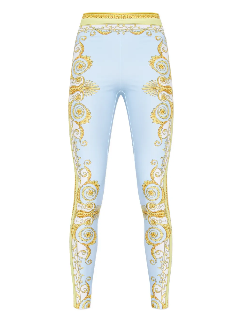 Versace barroco-printed trousers | Blue | Image 1