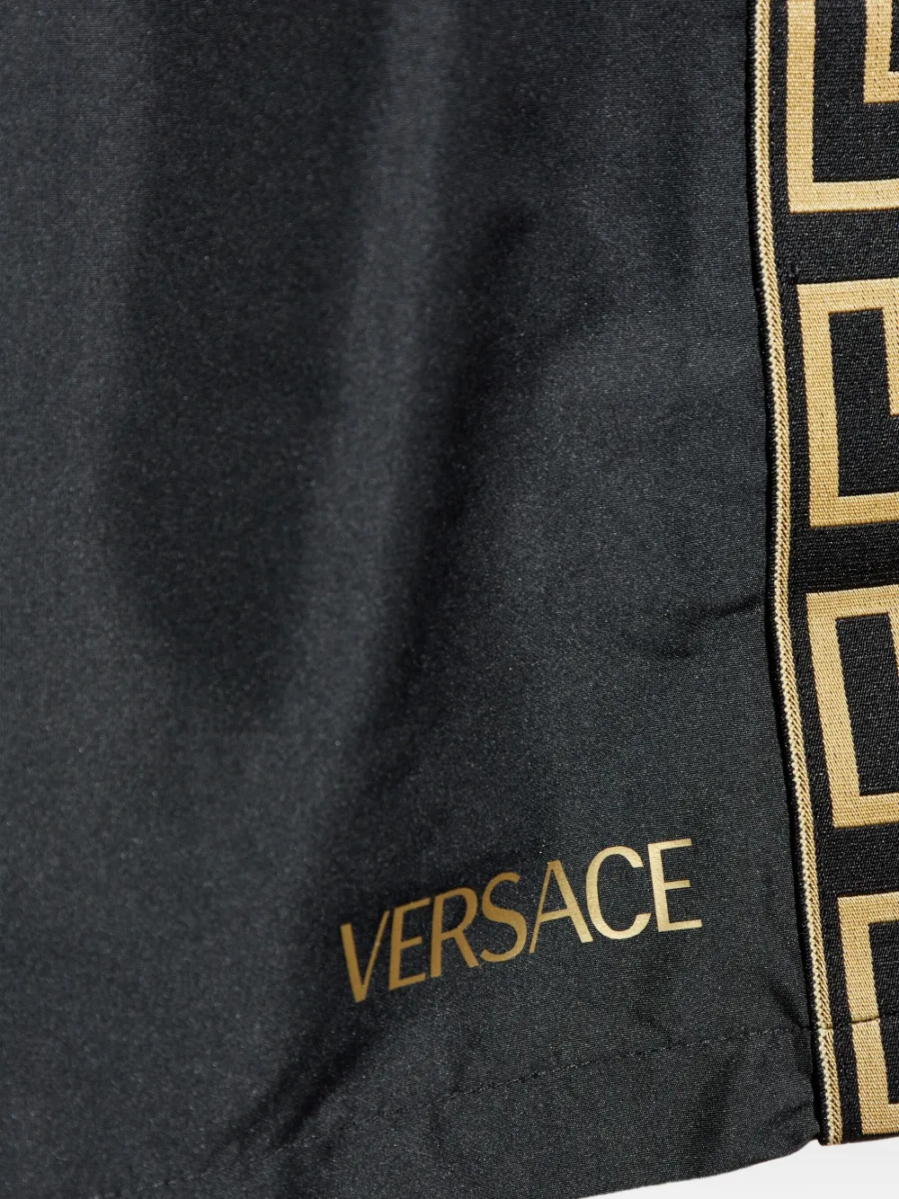 Versace Zwembroek met trekkoord Zwart