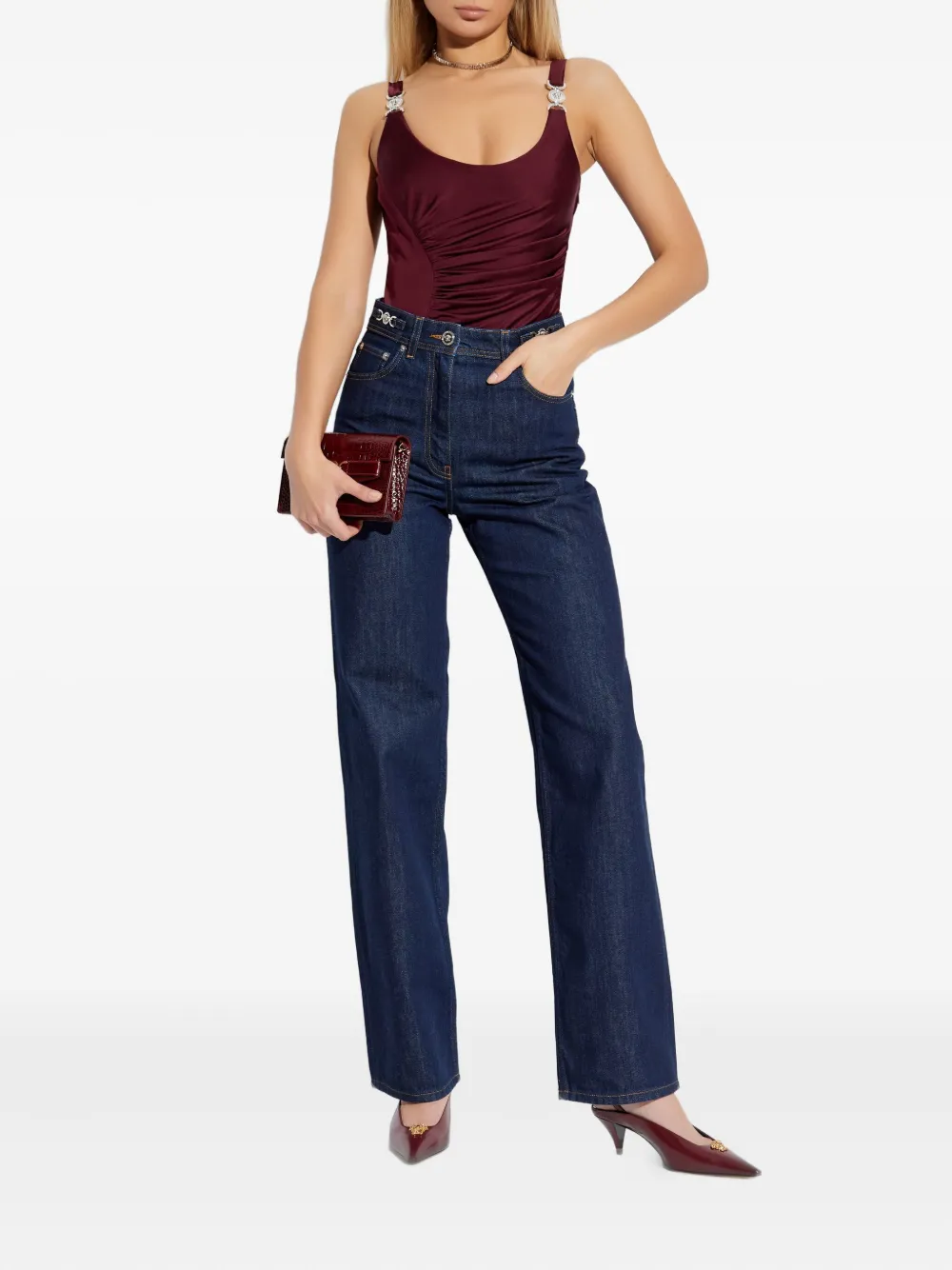 Versace embellished top | Vests & Tank Tops | Image 2