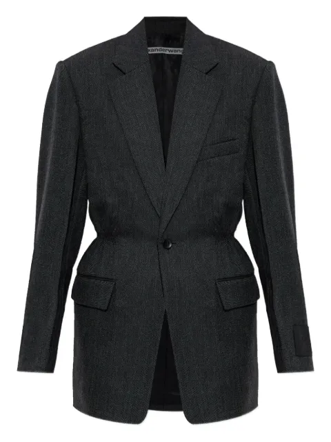 Alexander Wang elastic-waistband blazer