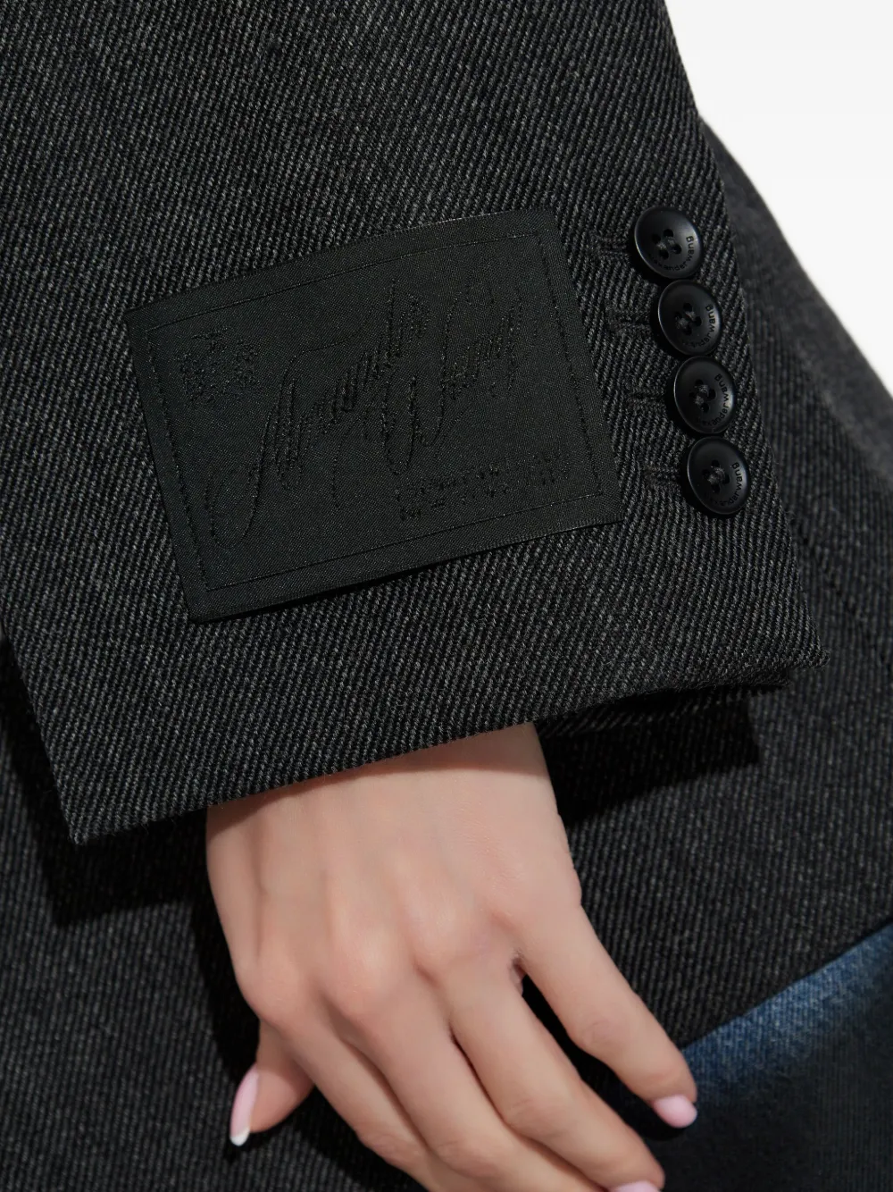 Alexander Wang Blazer met elastische tailleband Grijs