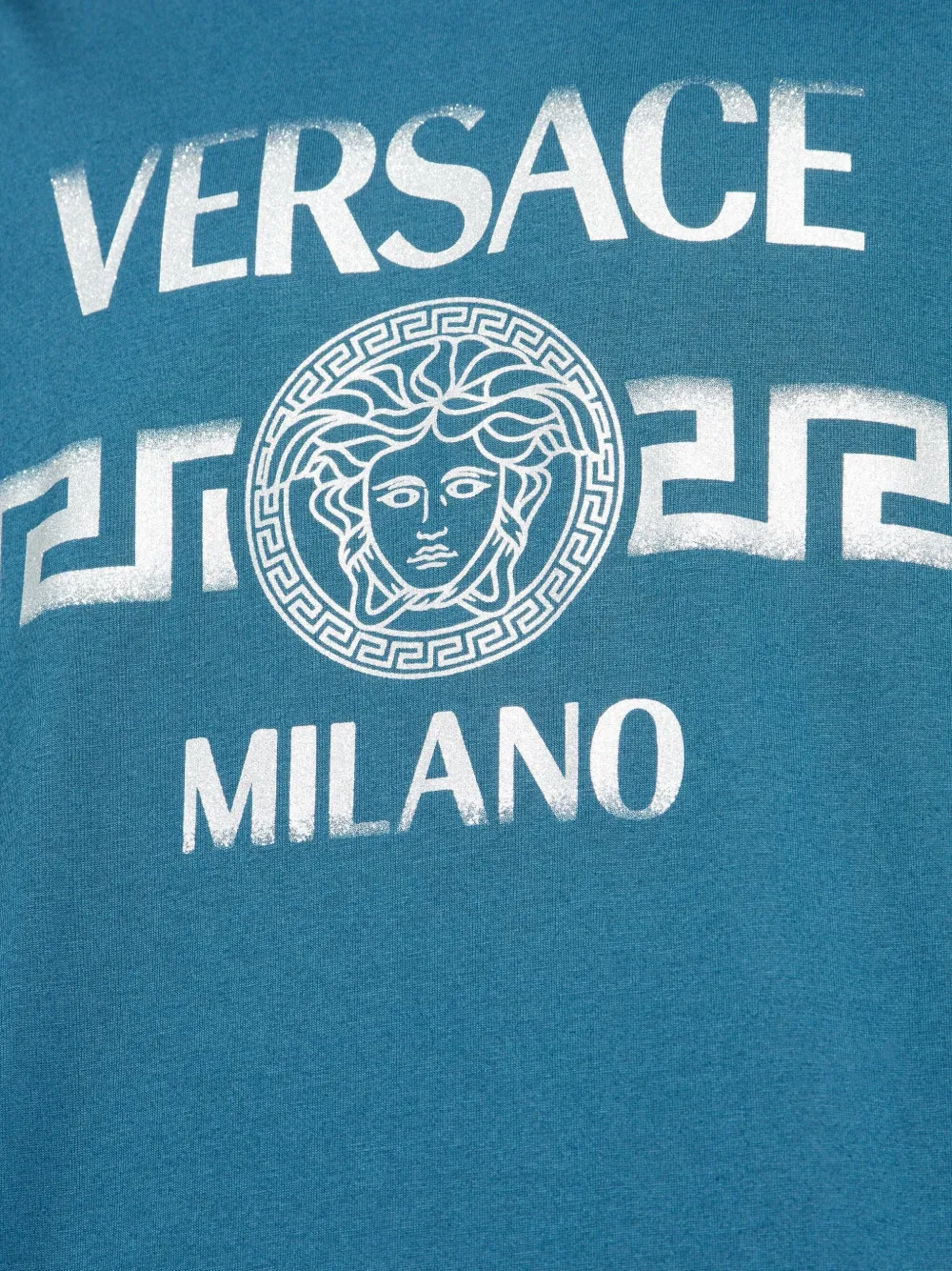 Versace T-shirt met Medusa-print Blauw