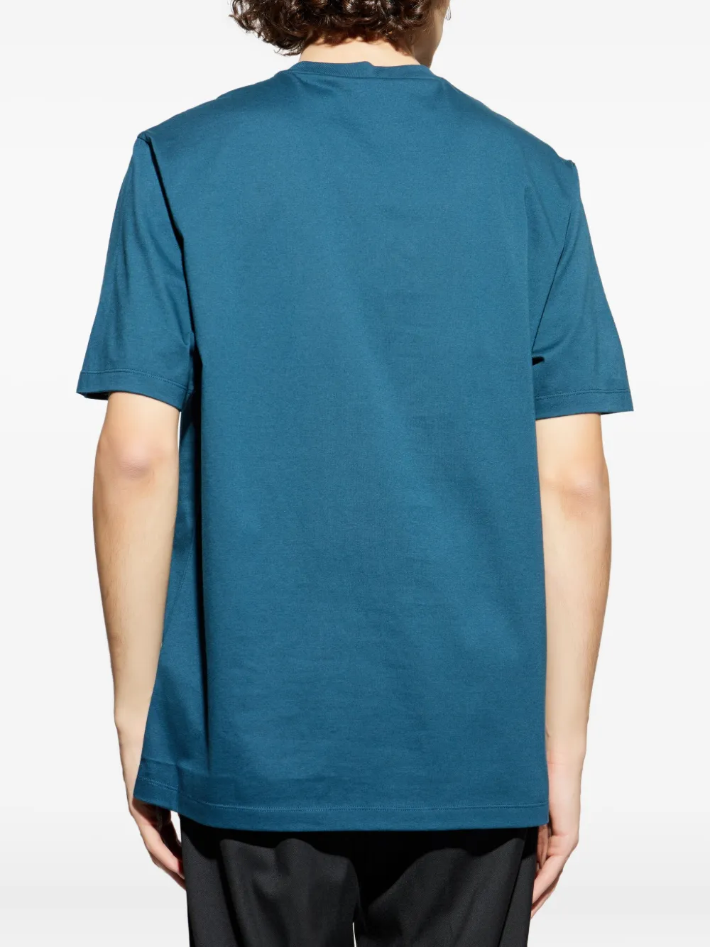 Versace T-shirt met Medusa-print Blauw