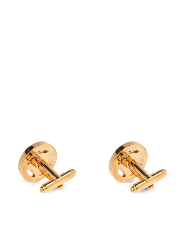 Versace Medusa Head-motif round-shape Cufflinks | Gold | FARFETCH