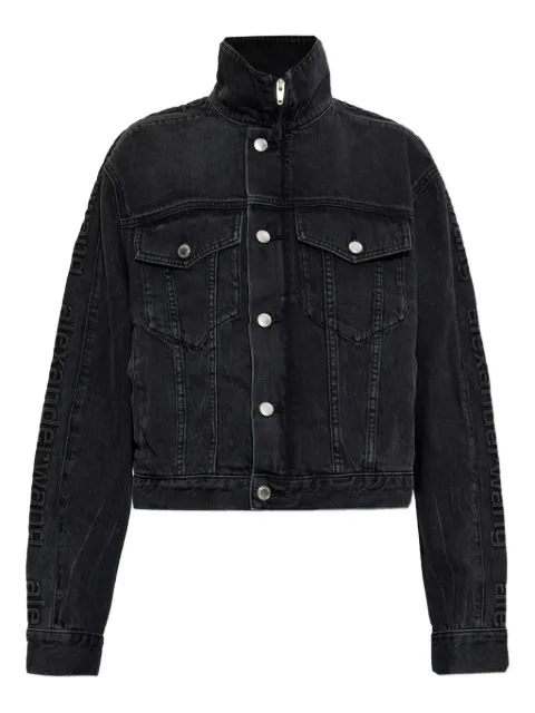 Alexander Wang zip-up denim jacket