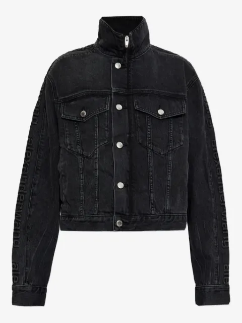 Alexander Wang zip-up denim jacket