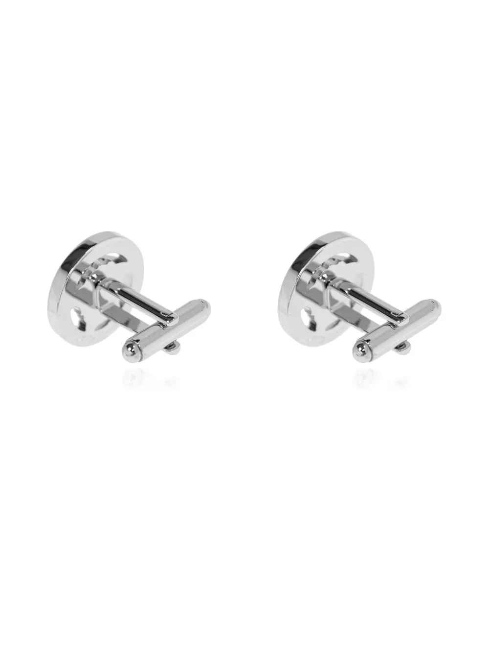 Versace Medusa Head Round-shape Cufflinks In Metallic