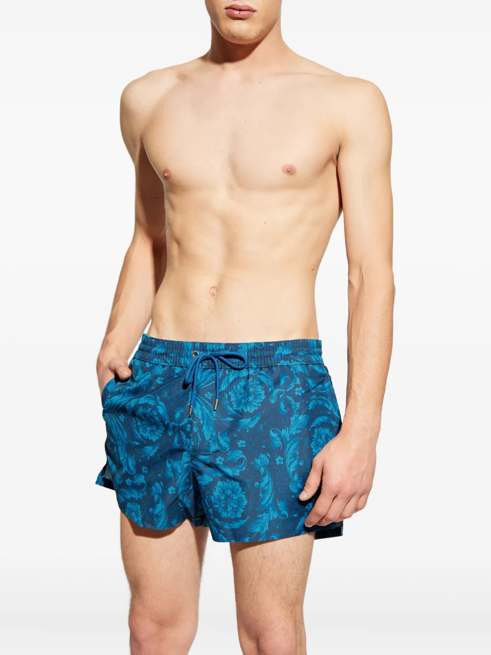 Versace short de bain à fleurs | Shorts de bain | Image 2