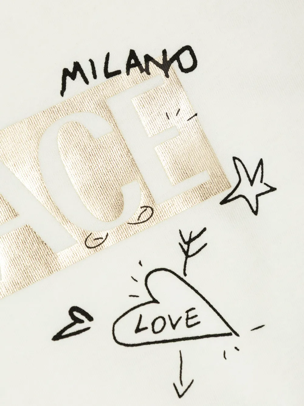 Versace Kids T-shirt met logoprint Wit