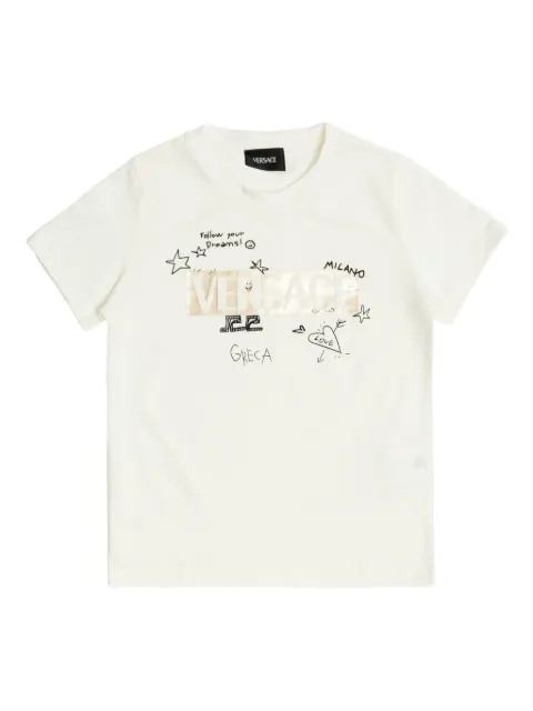 Versace Kids logo-print T-shirt