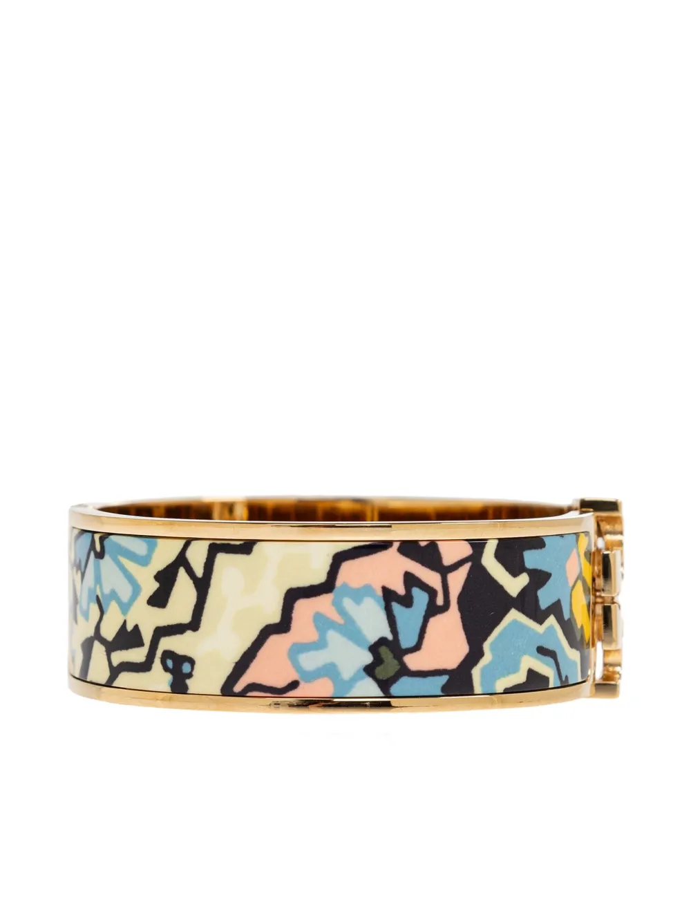 Tory Burch Kira Enamel Bracelet In Gold
