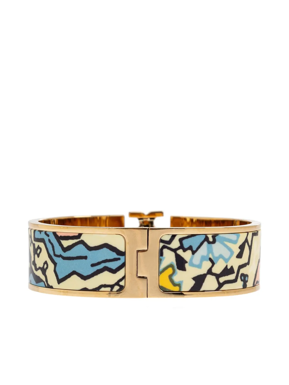 Tory Burch Kira Enamel Bracelet In Gold