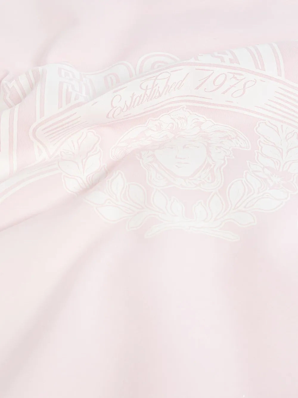 Versace Logo-detail Blanket In White