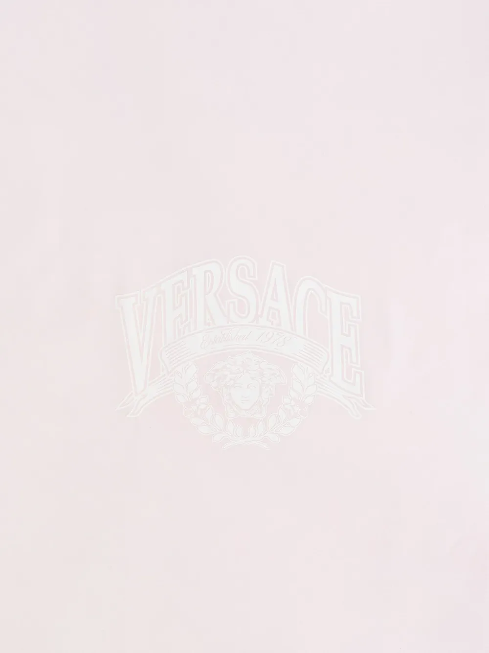 Versace Kids logo-detail blanket - Rosa
