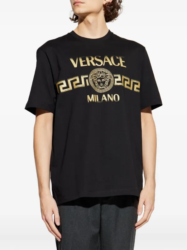 VERSACE メデューサプリントTシャツ VERSACE メデューサ プリントTシャツ