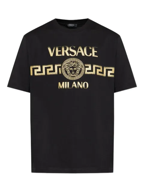 Versace Medusa-print cotton T-shirt