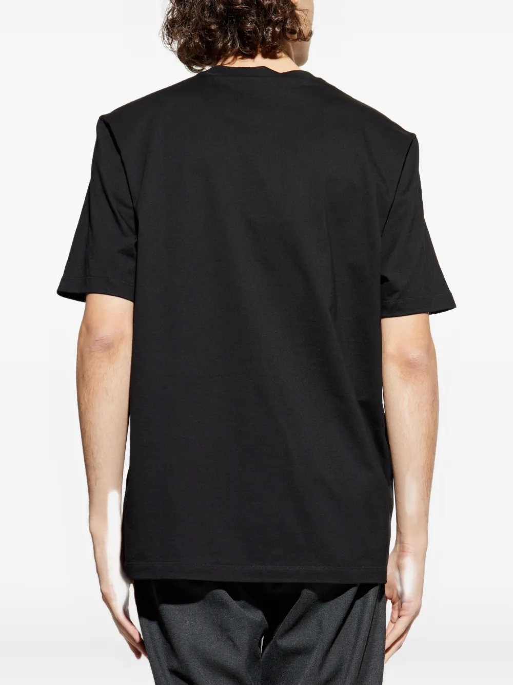 Versace T-shirt met Medusa-print Zwart