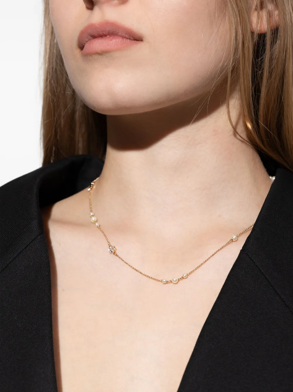 Tory Burch Moondance faux-pearl necklace - Goud