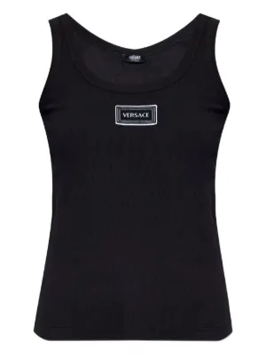 Prada リブニット タンクトップ | ブラック | FARFETCH JP