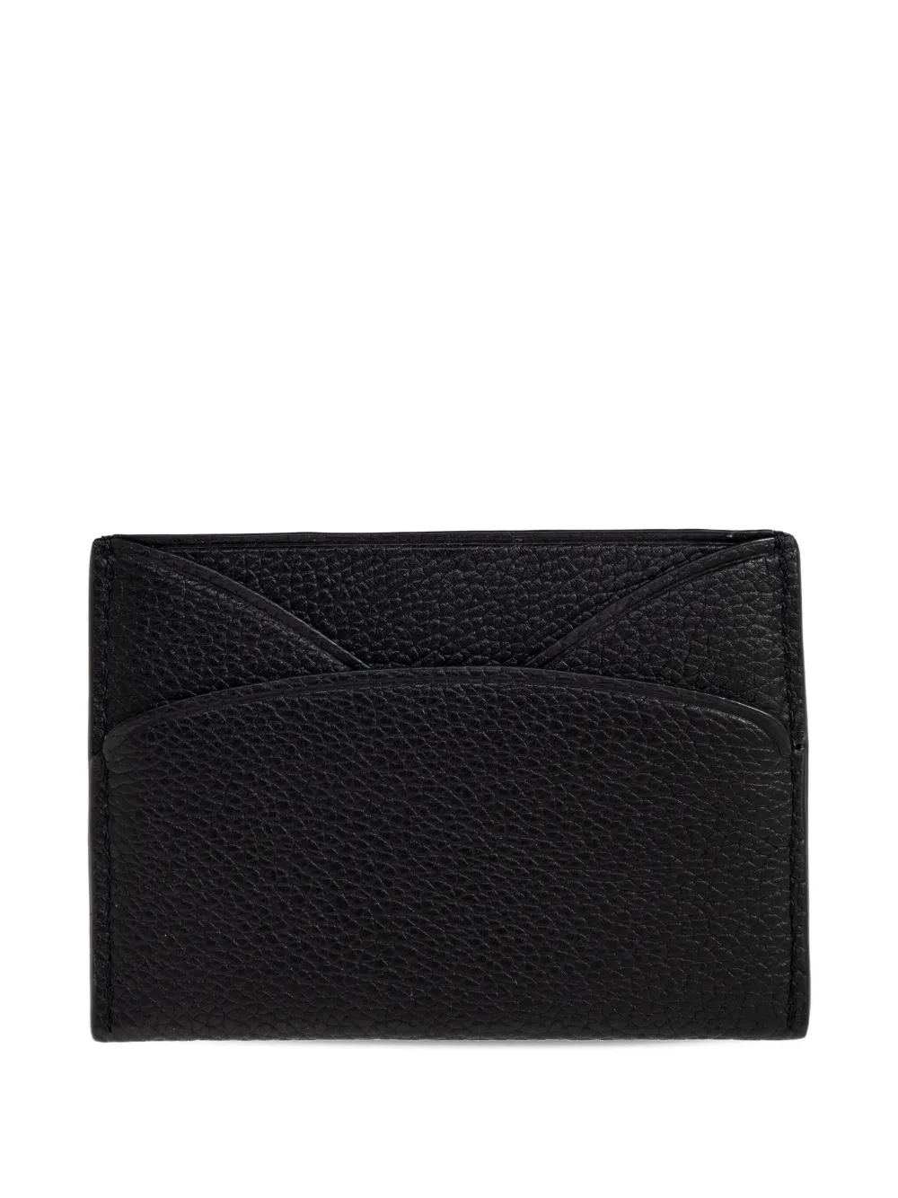 Tory Burch Romy leather card holder - Zwart