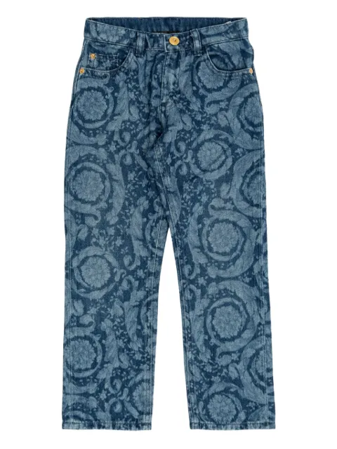 Versace Kids medallion-printed jeans