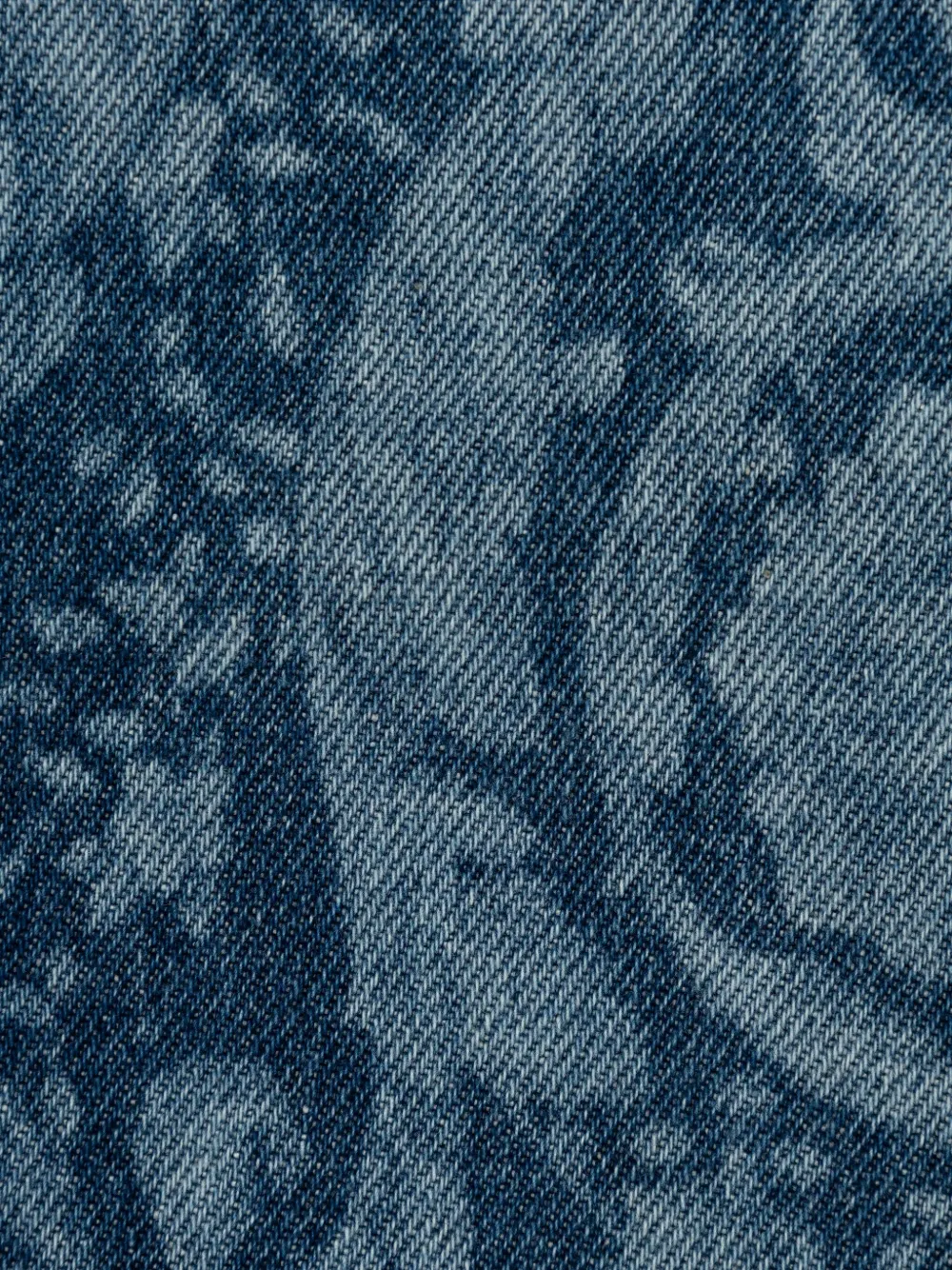 Versace Medallion-printed Jeans In Blue