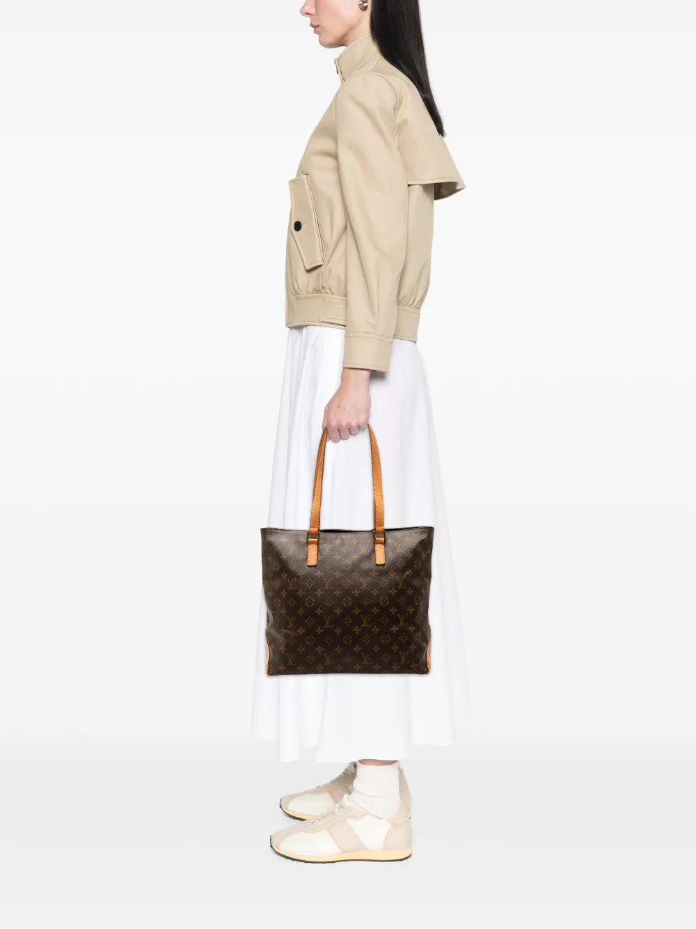Louis Vuitton Pre-Owned 2003 Monogram Cabas Mezzo tote bag | Pre-Owned | Image 2