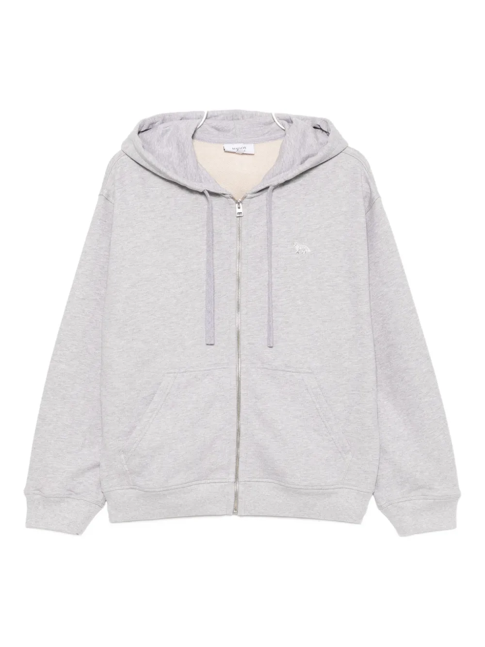 Maison Kitsuné babay-fox zip-up hoodie - Grey