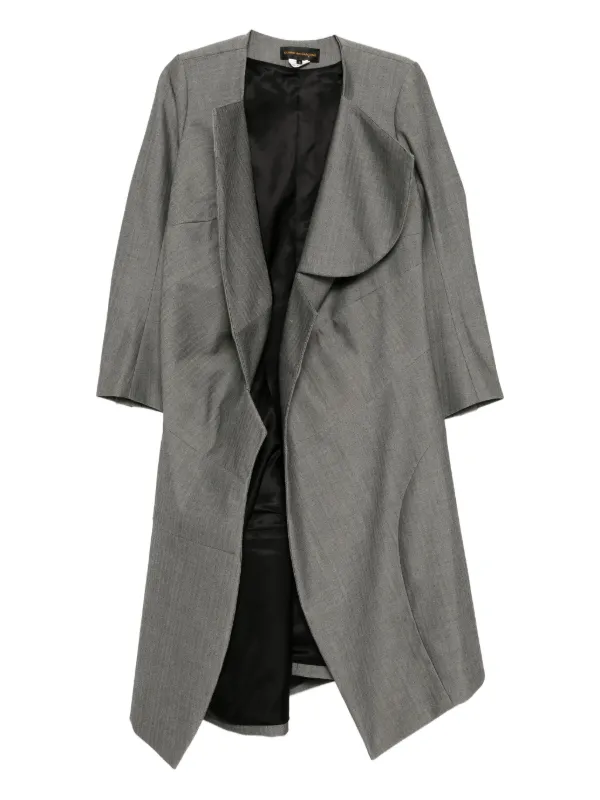 Comme Des Garçons アシンメトリー コート | グレー | FARFETCH JP Comme Des Garçons アシンメトリー コート | グレー | FARFETCH JP