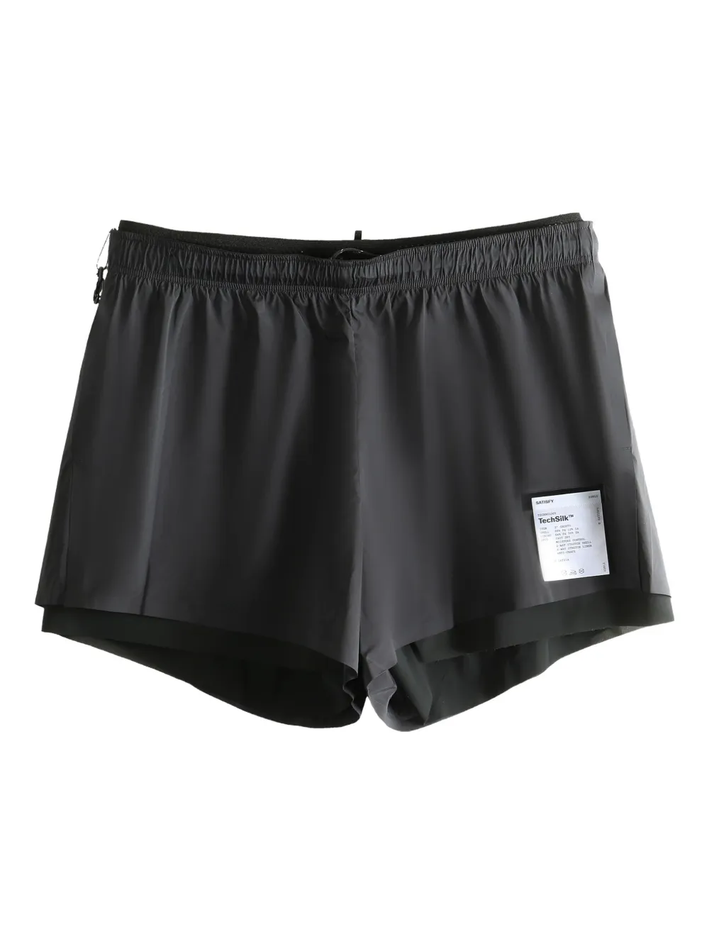Satisfy Elasticated-waistband Shorts In Black