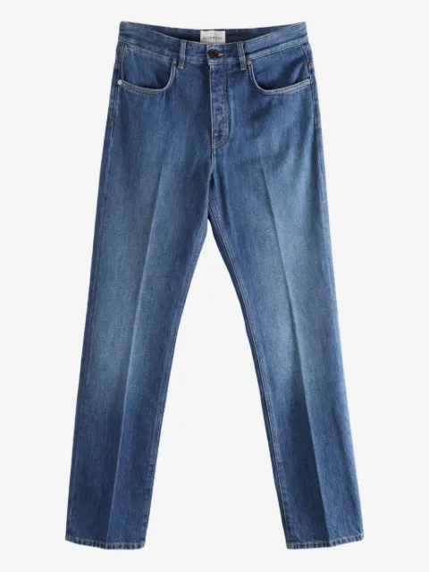 Givenchy rear logo patch cotton trousers