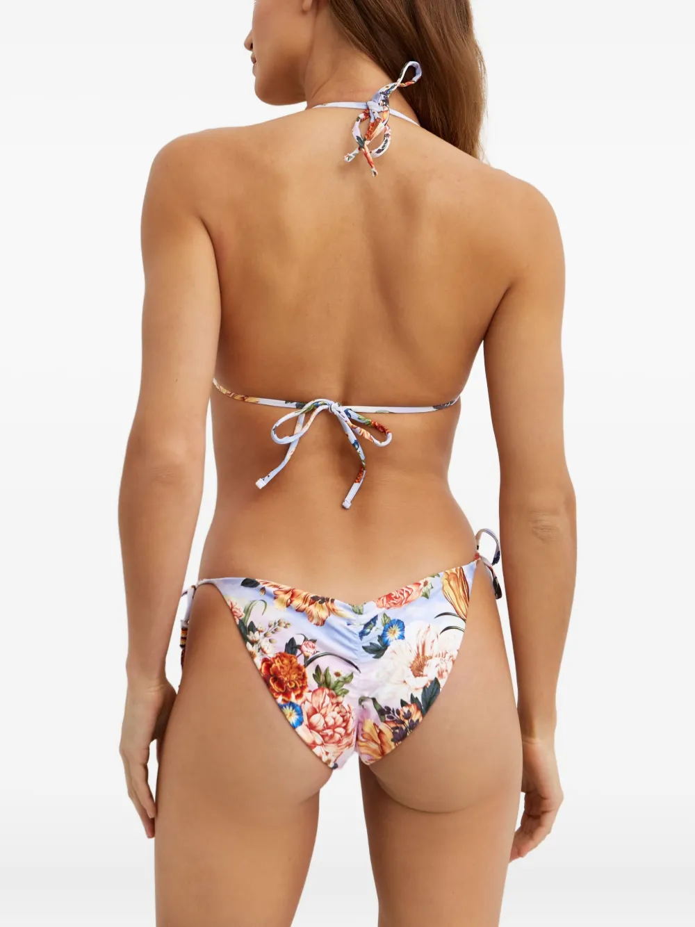 Agua Bendita Lolita Numen triangel bikinitop Beige