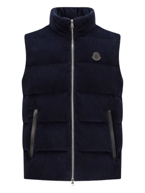 Moncler Acrab corduroy-texture padded gilet