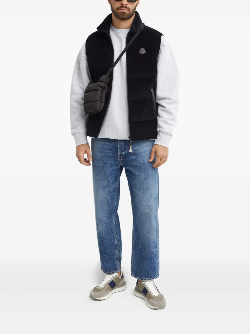 Moncler Acrab corduroy-texture padded gilet | Waistcoats & Gilets | Image 2