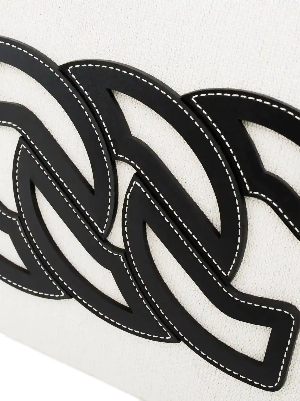 Casadei Beaurivage schoudertas met logo-applicatie Beige