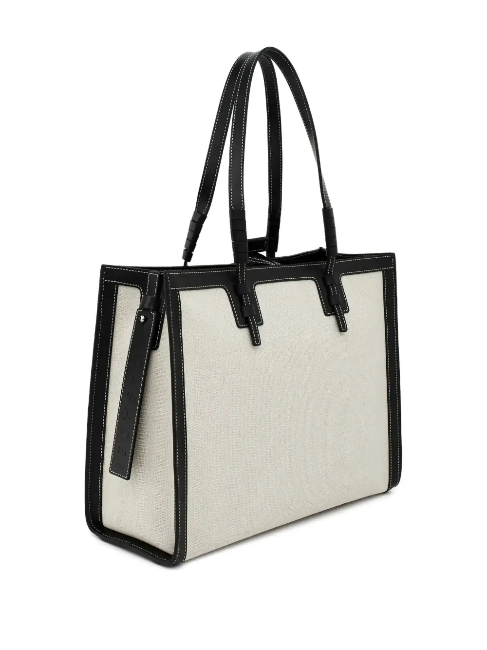 Casadei Beaurivage schoudertas met logo-applicatie Beige