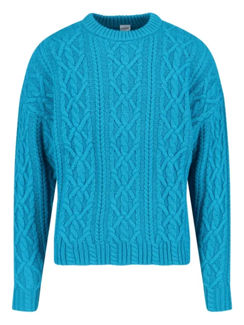ASPESI cable-knit crew-neck sweater