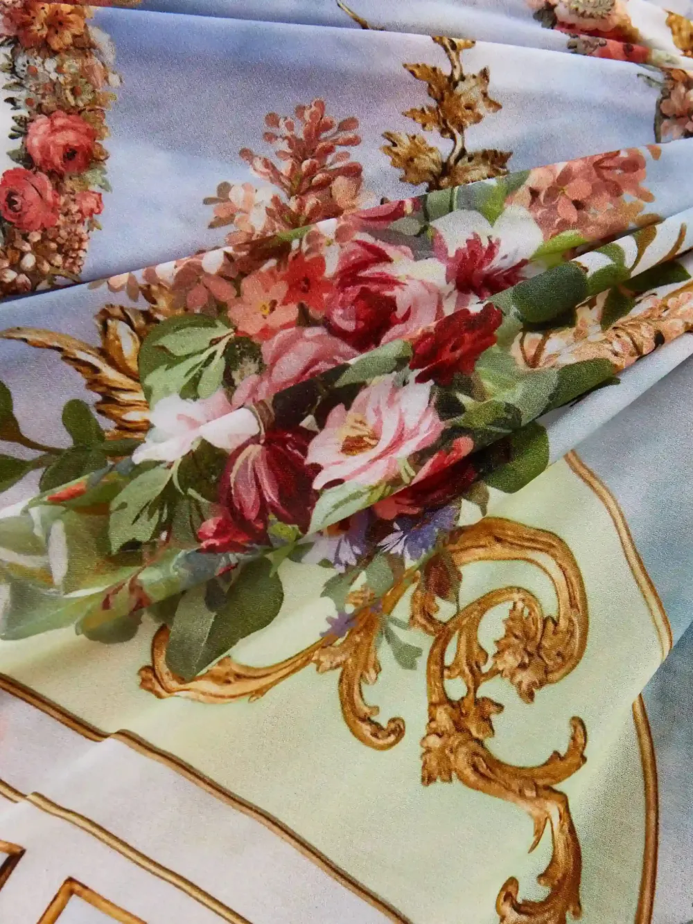 Camilla Wikkelrok met print Beige