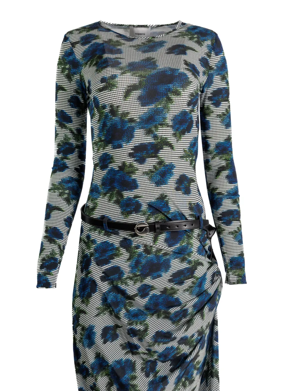 Coperni Jurk met ceintuur Blauw